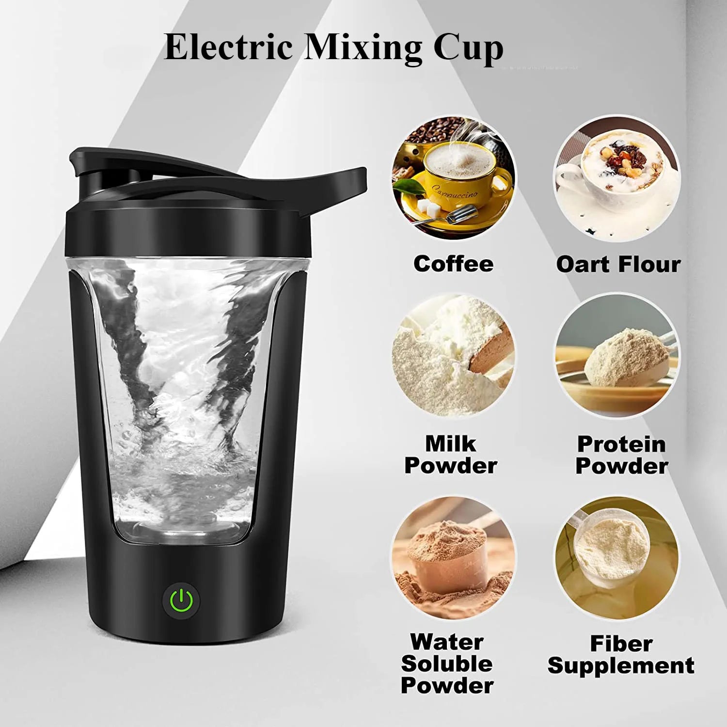 Portable Electric Protein Shaker Bottle 450ml